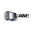 100% Racecraft 2 Goggles in Silver Mirror Flash Lens Arsham