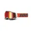 100% Racecraft 2 Goggles in Red Mirror Lens Schrute