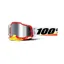 100% Racecraft 2 Goggles in Mirror Silver Flash Lens/Arsham Red