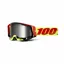 100% Racecraft 2 Goggles in Flash Silver Lens Wiz