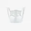 100% Aircraft Replacement Visor in Plain White